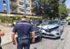 FOTO/ Rione Libertà: scontro tra due auto