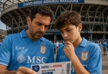 La Curva non è più popolare: 70 euro per vedere Napoli-Arsenal