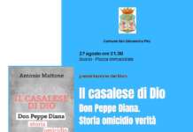 “Il casalese di Dio”, a Scario il libro di Antonio Mattone su don Peppe Diana il casalese di dio