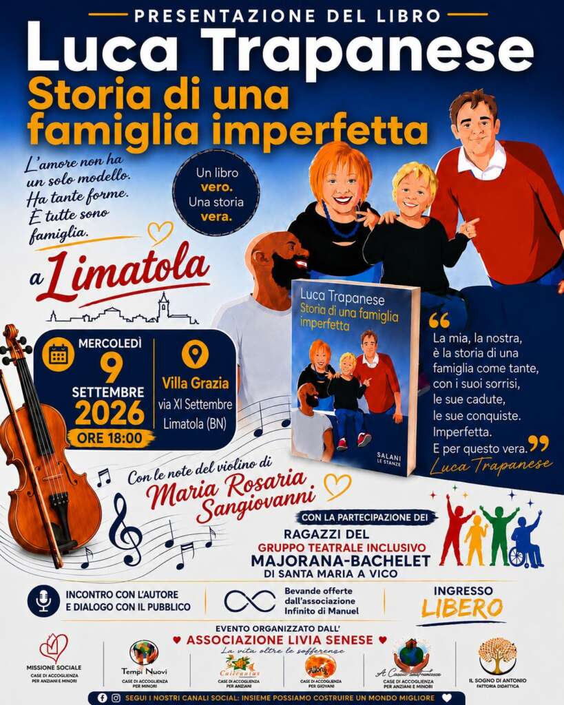 Luca Trapanese, locandina evento Limatola