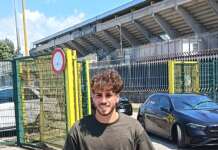Benevento, Cherubini-day: l’esterno già in campo con i nuovi compagni Luigi Cherubini, nuovo acquisto del Benevento stagione 2026-27