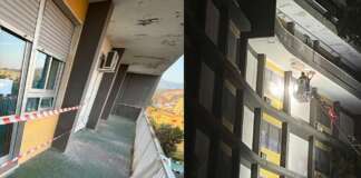 FOTO/ Battipaglia, nuove verifiche strutturali all’ospedale: dopo i due crolli scatta il piano di trasferimento dei reparti