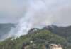 Incendio lungo la Costiera Amalfitana: roghi tra Tramonti e Maiori