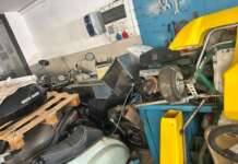 Officina meccanica abusiva: sanzione di diecimila euro, denunciato il titolare