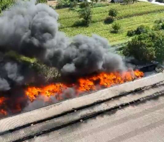 Incendio di Airola, superata la fase emergenziale: controlli ancora sui prodotti