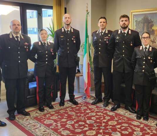 Sicurezza, arrivano cinque nuovi Carabinieri: potenziati gli organici