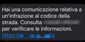 “Hai una multa da pagare”: se ricevi questo SMS non cliccare, è una trappola