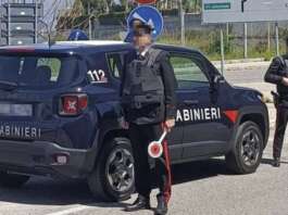 Forzano posto di blocco su un camion rubato e finiscono contro un muro: arresto e denuncia Carabinieri, posto blocco