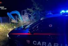 Furto di un escavatore sventato dall’intervento dei Carabinieri. Indagini in corso