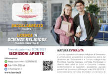 Scienze Religiose a Benevento, aperte le iscrizioni per l’anno accademico 2026/27