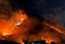 VIDEO/ L’inferno sul Monte Caruso: fiamme vicino alle case e 50 ettari in cenere