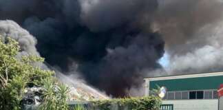 Incendio di Airola, ecco i primi risultati del monitoraggio delle diossine Rogo Airola