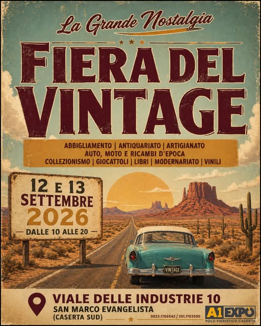 fiera del vintage il 12 e 13 settembre all8217a1 expo un viaggio tra epoche stili e passioni da Anteprima24.it fiera del vintage il 12 e 13 settembre all8217a1 expo un viaggio tra epoche stili e passioni
