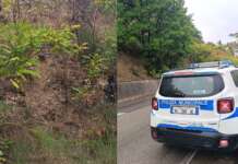 Benevento, ancora una frana in via delle Puglie: massi sulla carreggiata, tragedia sfiorata