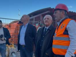 Lavori Stadio Arechi, sopralluogo di De Luca: “Restiamo in corsa per gli Europei 2032” De Luca stadio arechi