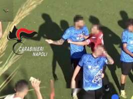 Arbitro colpito da un mattone durante la partita: 12 denunciati Arbitro colpito con una pietra a Lacco Ameno