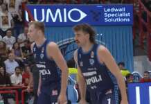Prima sconfitta stagionale per il Napoli Basket: Milano si impone 98-82 Napoli Basket