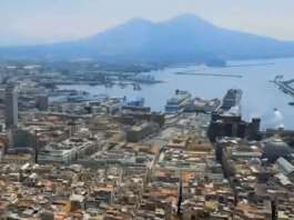 Infortunistica stradale, Napoli tra le città più virtuose alla guida nel 2025 Napoli, vista dall'alto