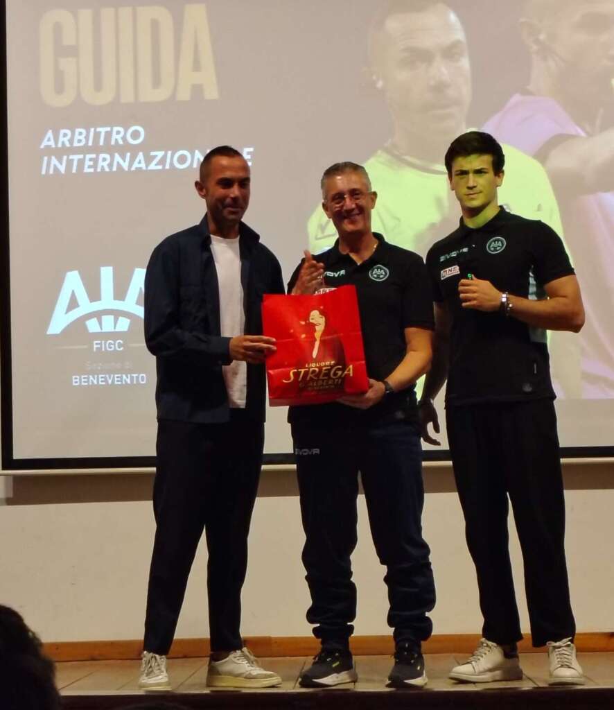 arbitro marco guida visita sezione Aia Benevento