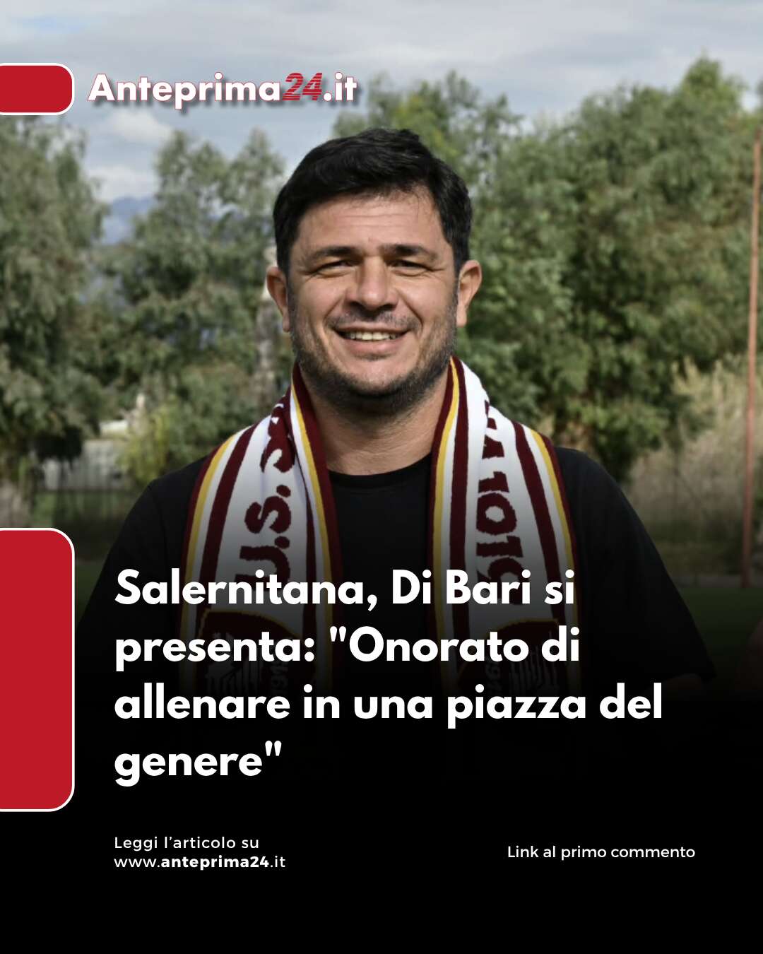 salernitana di bari si presenta onorato di allenare in una piazza del genere da Anteprima24.it salernitana di bari si presenta onorato di allenare in una piazza del genere