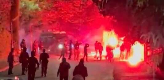 Avellino-Sampdoria, momenti di tensione all’esterno del Partenio-Lombardi