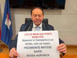 Punti nascita, Oliviero occupa lo scranno della presidenza: “Giù le mani”