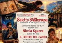‘Il potere del canto’, venerdì la presentazione del romanzo di Nicola Sguera