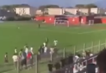 Rissa in campo tra giovani calciatori nel Casertano, sospeso match Rissa calcio giovanile