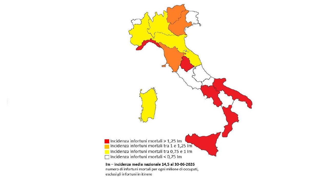 morti sul lavoro campania tra le peggiori nel 2026 232 8216zona rossa8217 da Anteprima24.it morti sul lavoro campania tra le peggiori nel 2026 232 8216zona rossa8217